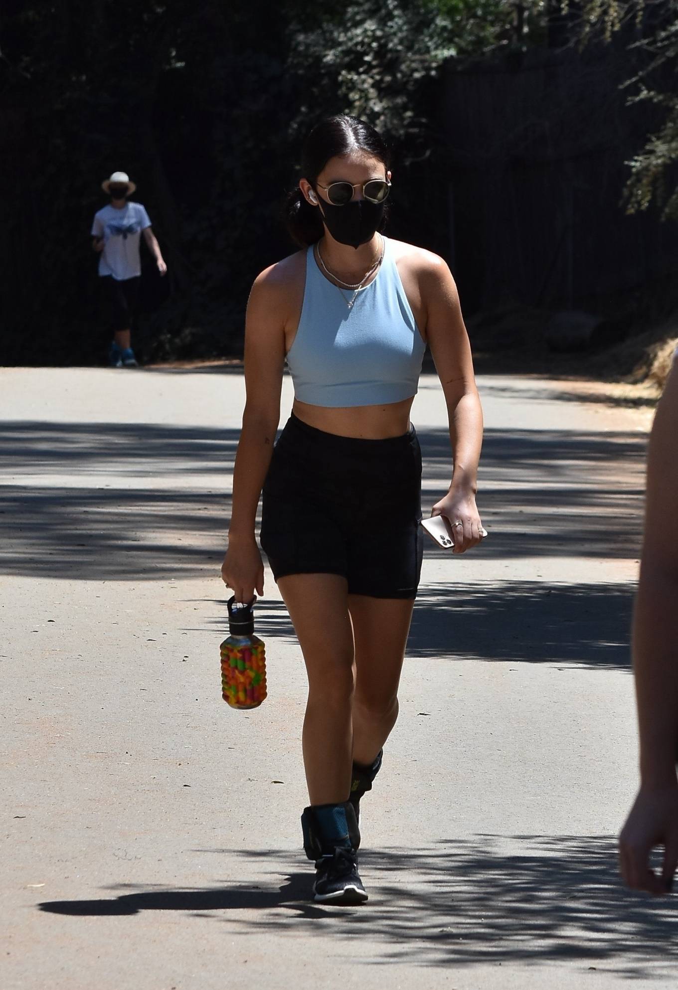 Lucy Hale 2020 : Lucy Hale – In short tights out for a hike in Studio City-01