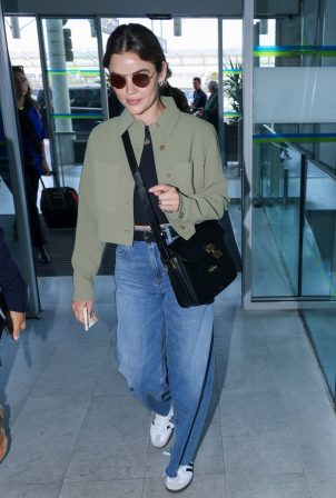 Lucy Hale - Is seen at Nice Airport in France