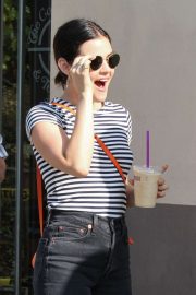Lucy Hale - Leaves the Coffee Bean in Los Angeles