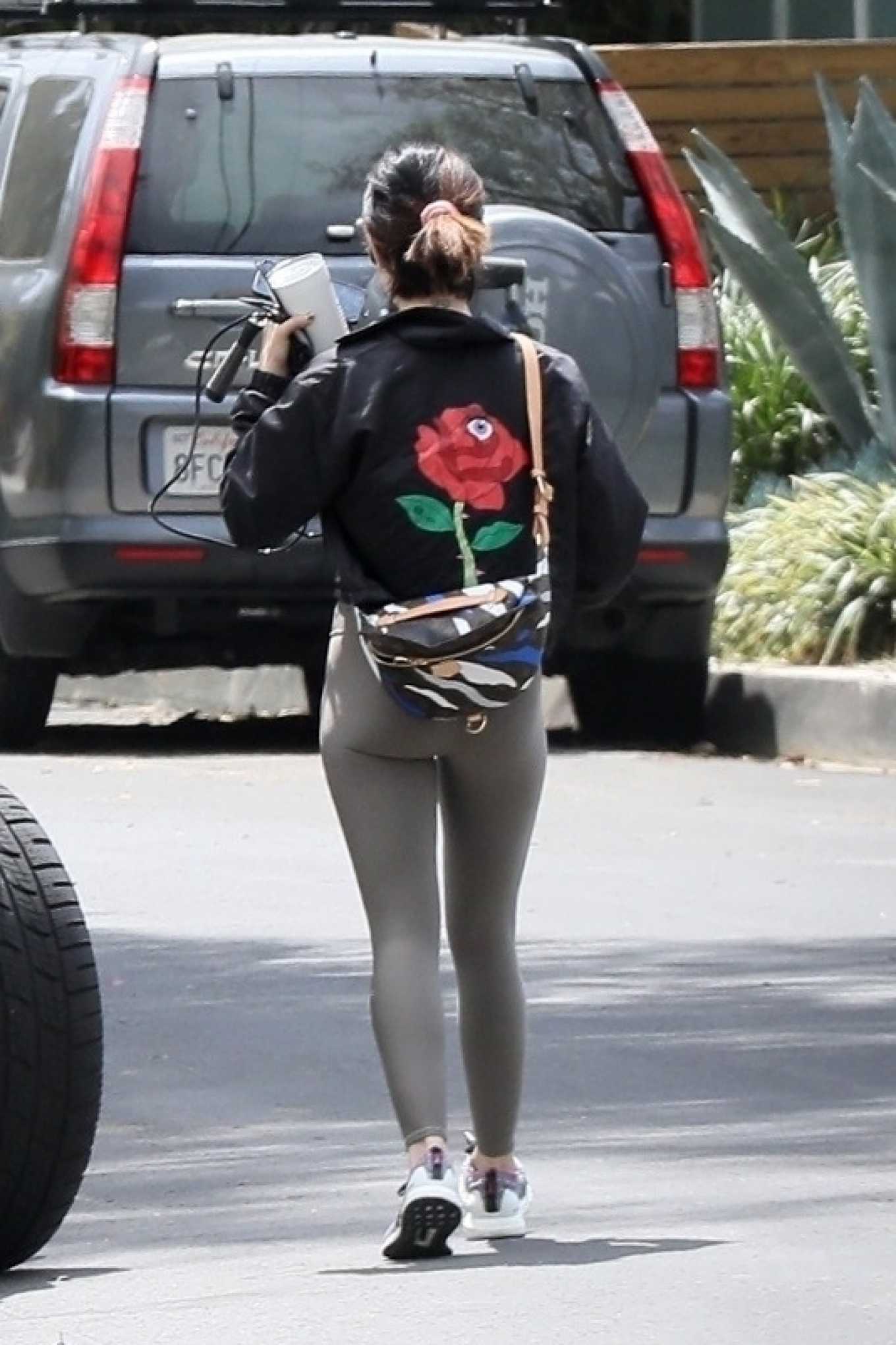 Lucy Hale â€“ Leaves the house for a Private Workout in LA