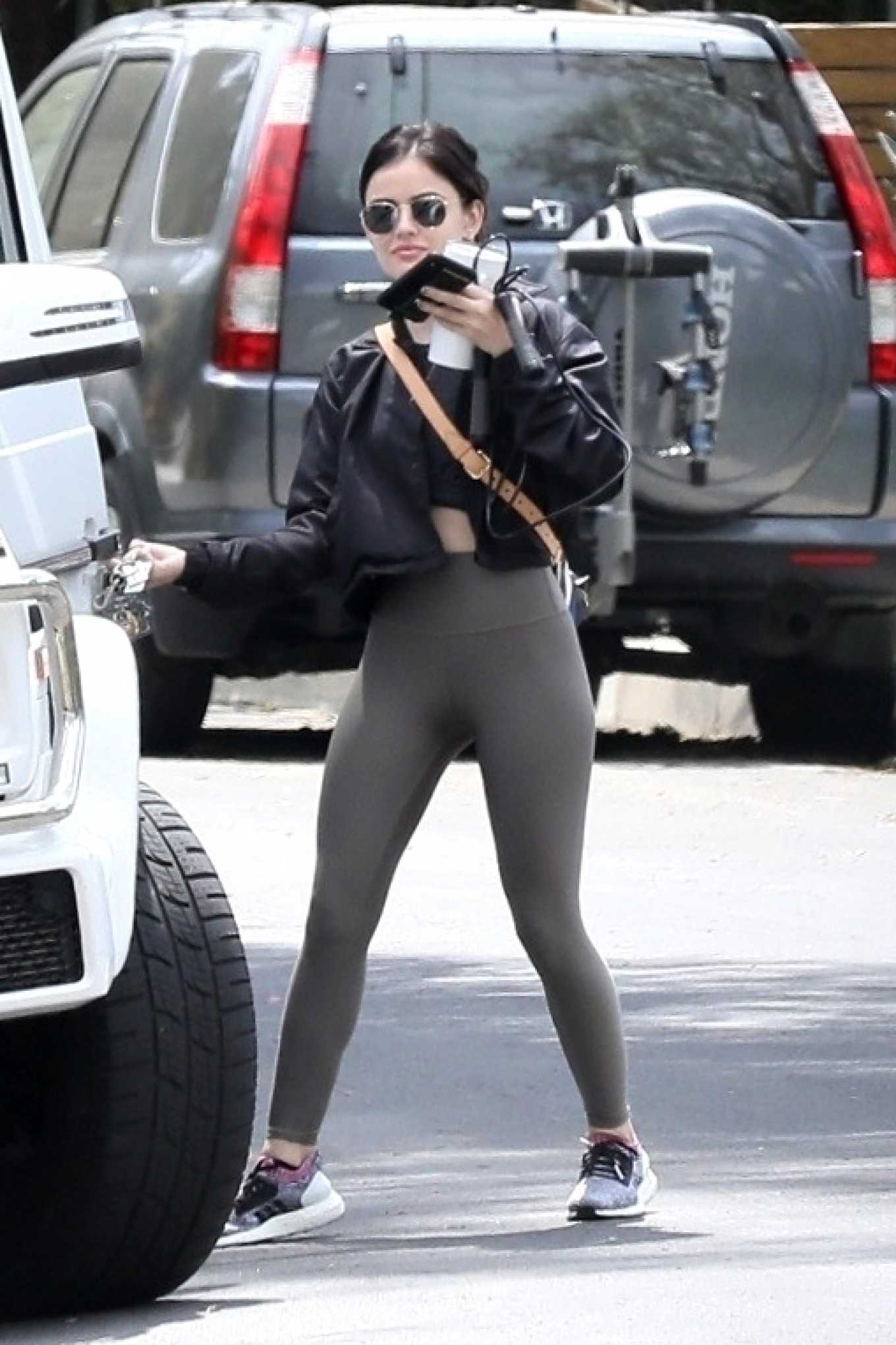 Lucy Hale â€“ Leaves The House For A Private Workout In LA