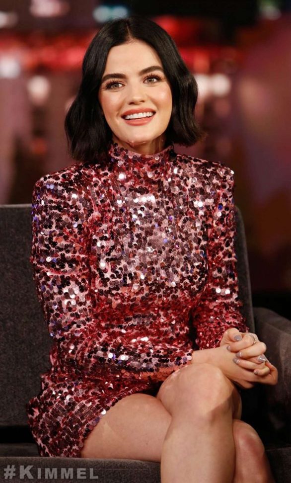 Lucy Hale - on 'Jimmy Kimmel Live' in Hollywood