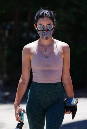 Lucy Hale - Out for a hike at Fryman Canyon in Studio City