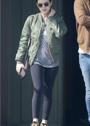 Lucy Hale out for breakfast in Studio City