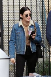 Lucy Hale - Out for coffee at Alfred Coffee in Studio City