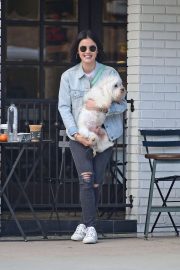 Lucy Hale - Out for coffee with Elvis in LA