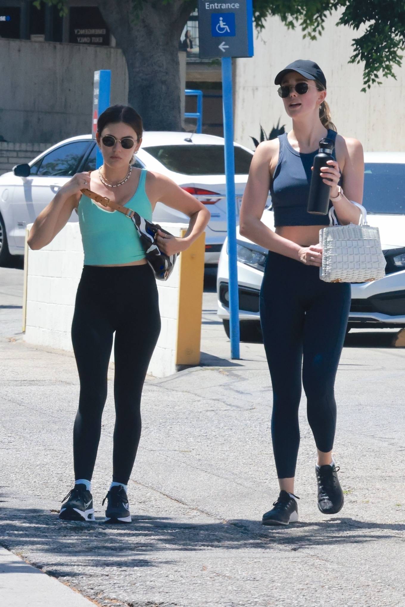 Lucy Hale 2022 : Lucy Hale – Out in gym gear in Studio City-10