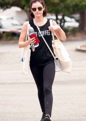 Lucy Hale out in Studio City