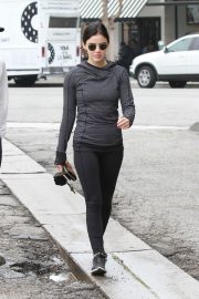 Lucy Hale - Out with a friend after workout in Studio City