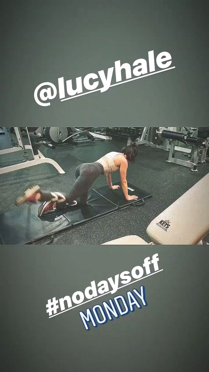 Lucy Hale â€“ Personal Workout videos