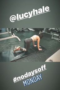 Lucy Hale - Personal Workout videos