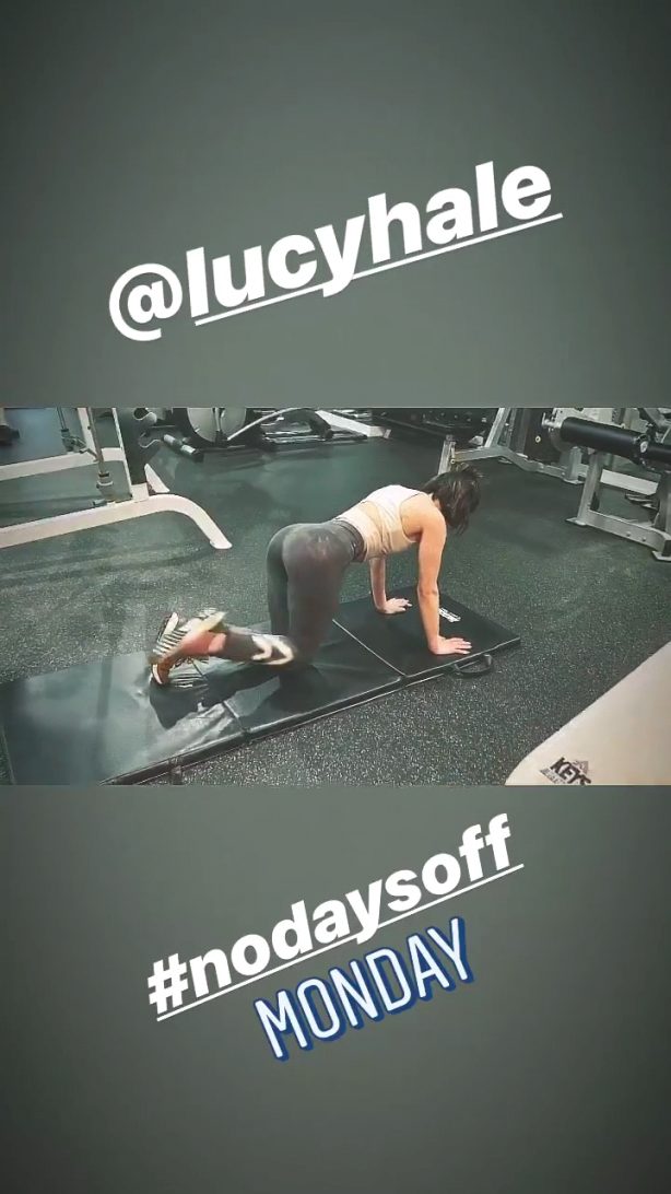 Lucy Hale - Personal Workout videos