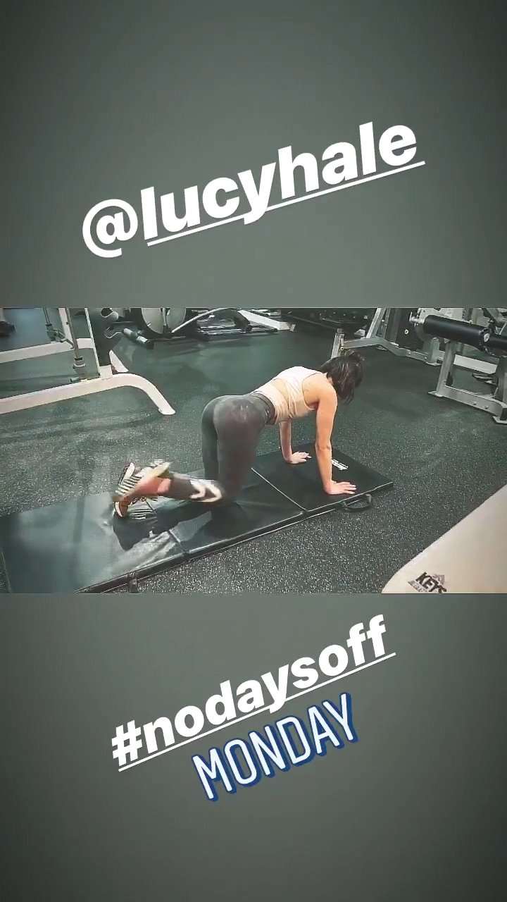 Lucy Hale â€“ Personal Workout videos
