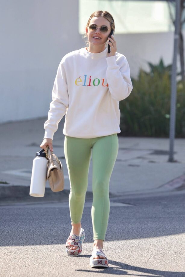 Lucy Hale - Pictured at Forma Pilates in Los Angeles