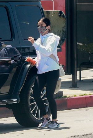 Lucy Hale - Running errands in Los Angeles