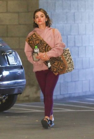 Lucy Hale - Seen after yoga class in Studio City