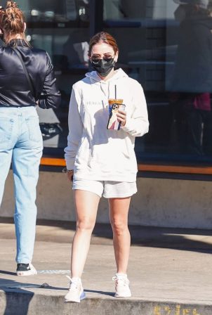 Lucy Hale - Seen at Alfred Coffee in Studio City