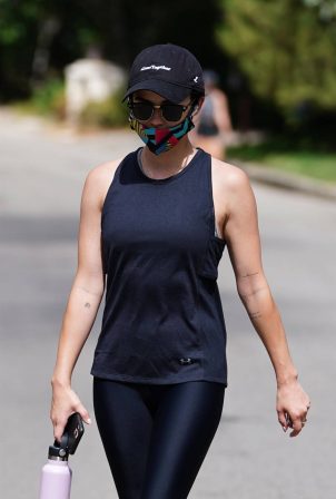 Lucy Hale - Seen at Fryman Canyon in Studio City