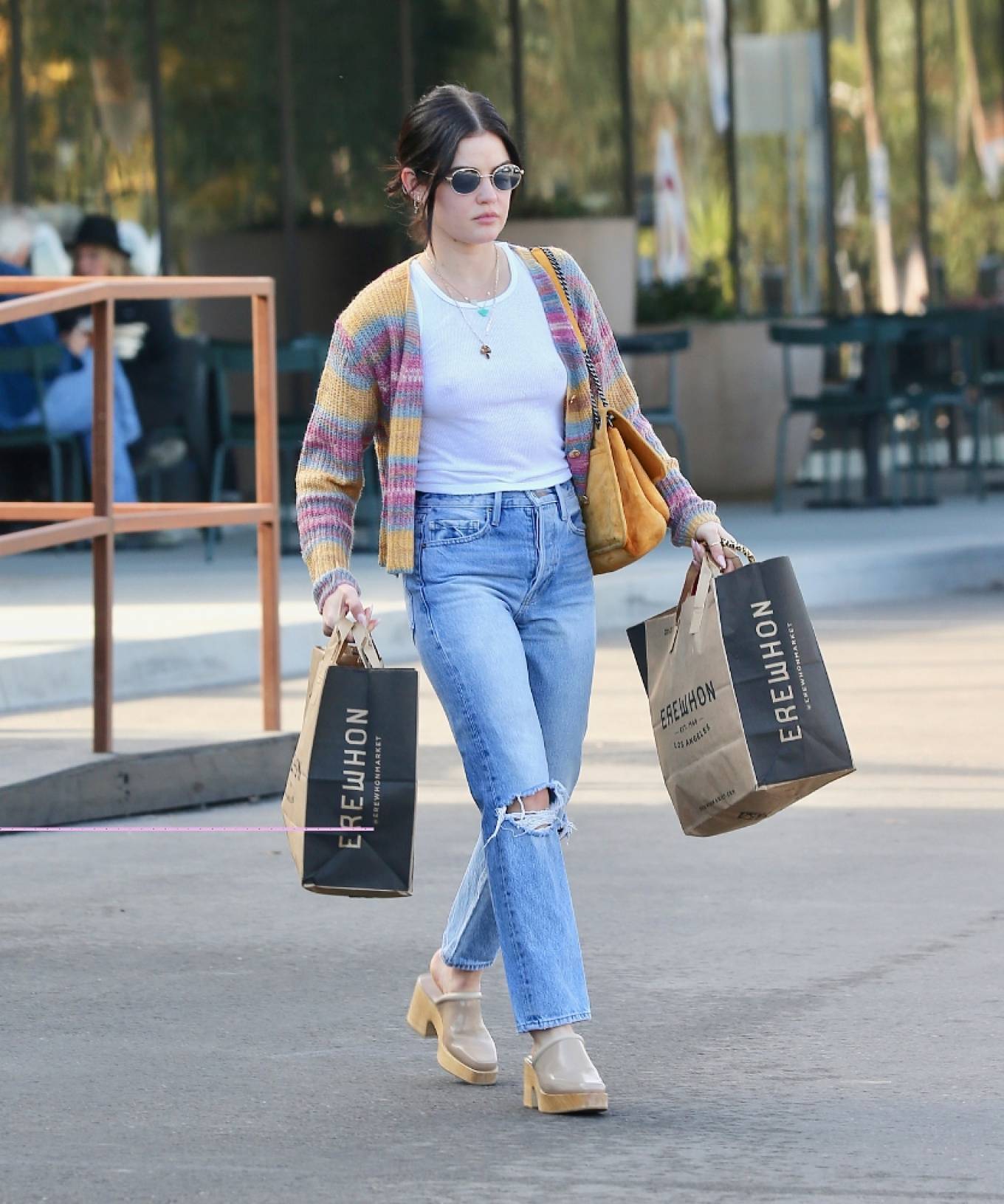 Lucy Hale - Shopping at Erewhon Market in Studio City
