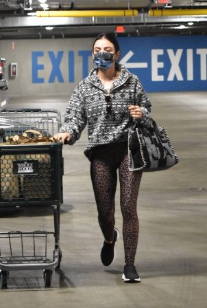 Lucy Hale - Shopping at Whole Foods in Studio City