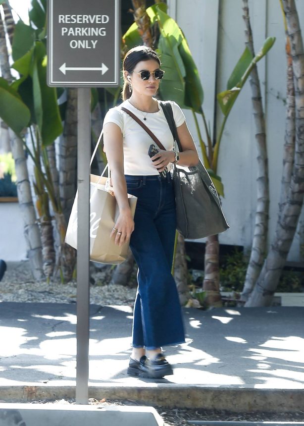 Lucy Hale - Shopping candids on a sunny day in Los Angeles