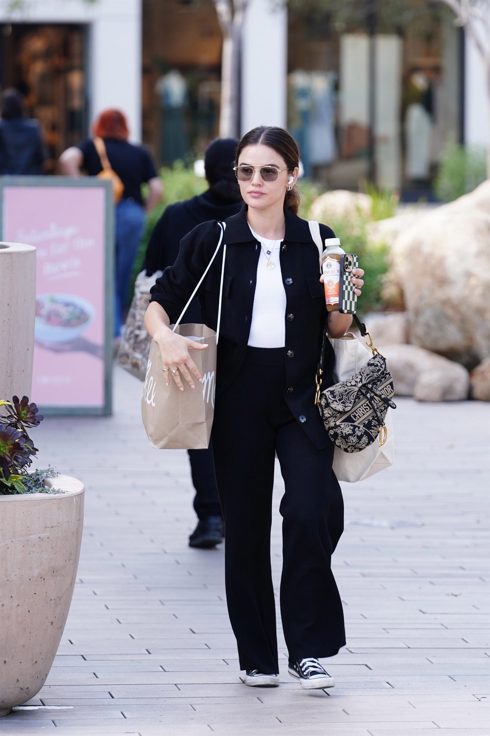 Lucy Hale - Shopping for deals at Madewell clothing store in Studio City