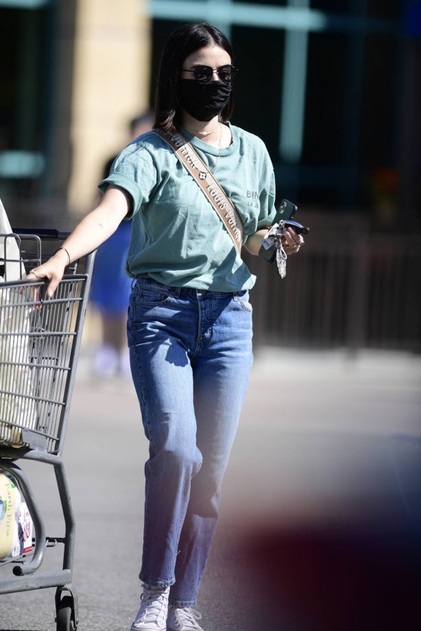 Lucy Hale - Shopping in Los Angeles
