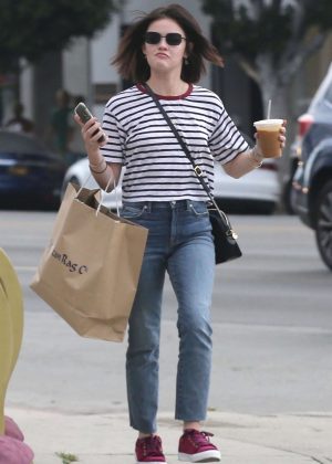 Lucy Hale - Shopping in Los Angeles