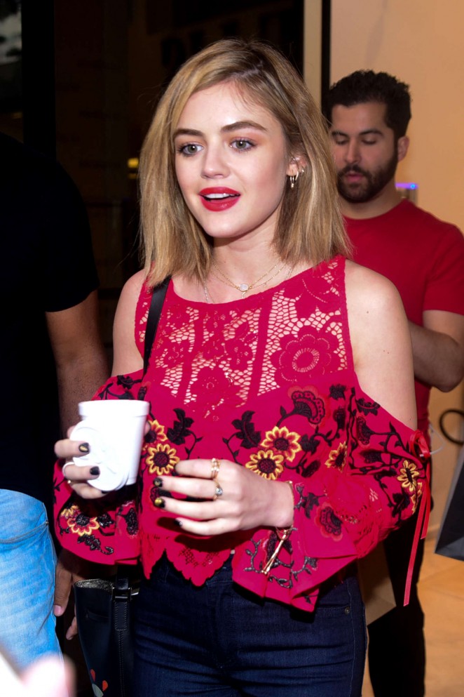 Lucy Hale - Shopping in Sao Paulo