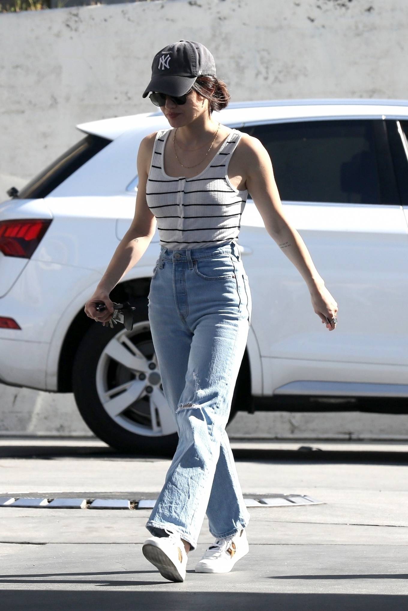Lucy Hale â€“ Spotted at the Gas Station