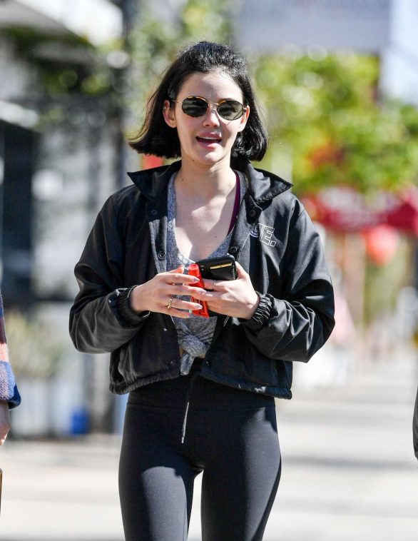 Lucy Hale - Spotted while out in Los Angeles