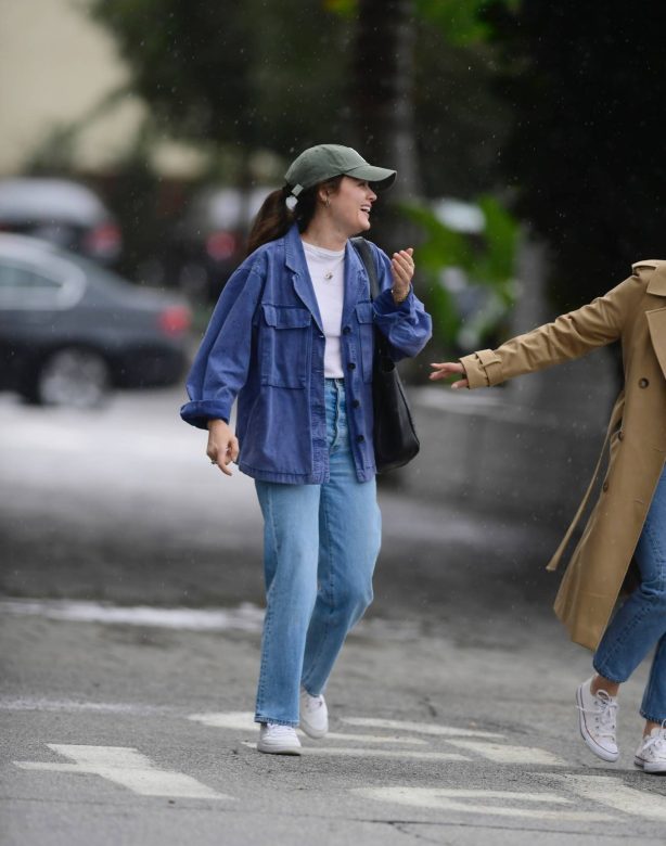 Lucy Hale - Spotted with a friend in Los Angeles