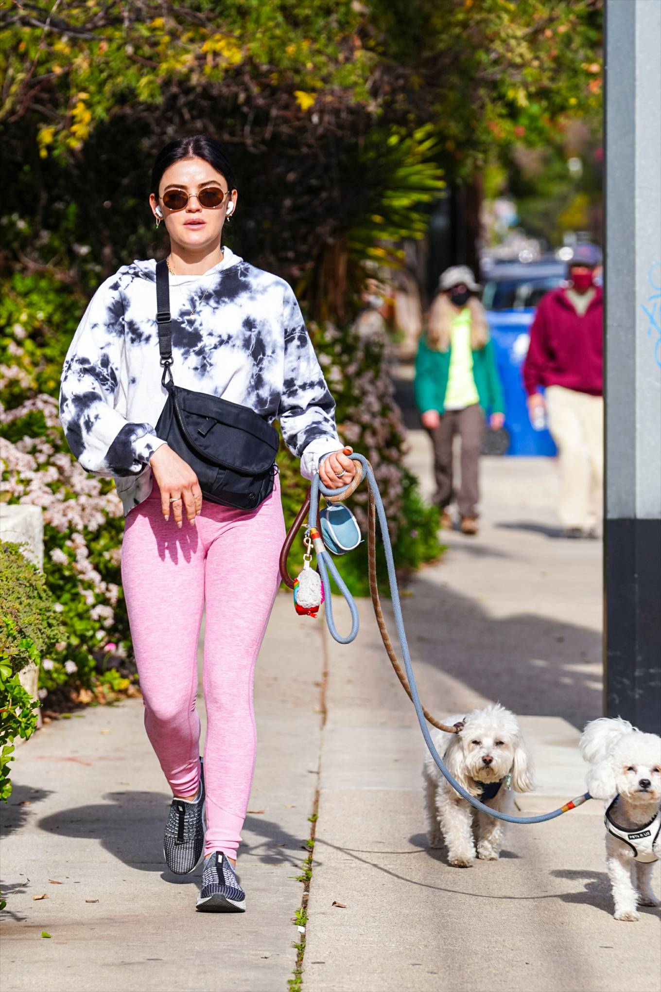 Lucy Hale 2022 : Lucy Hale – Steps out for a dogs walk in Studio City-01