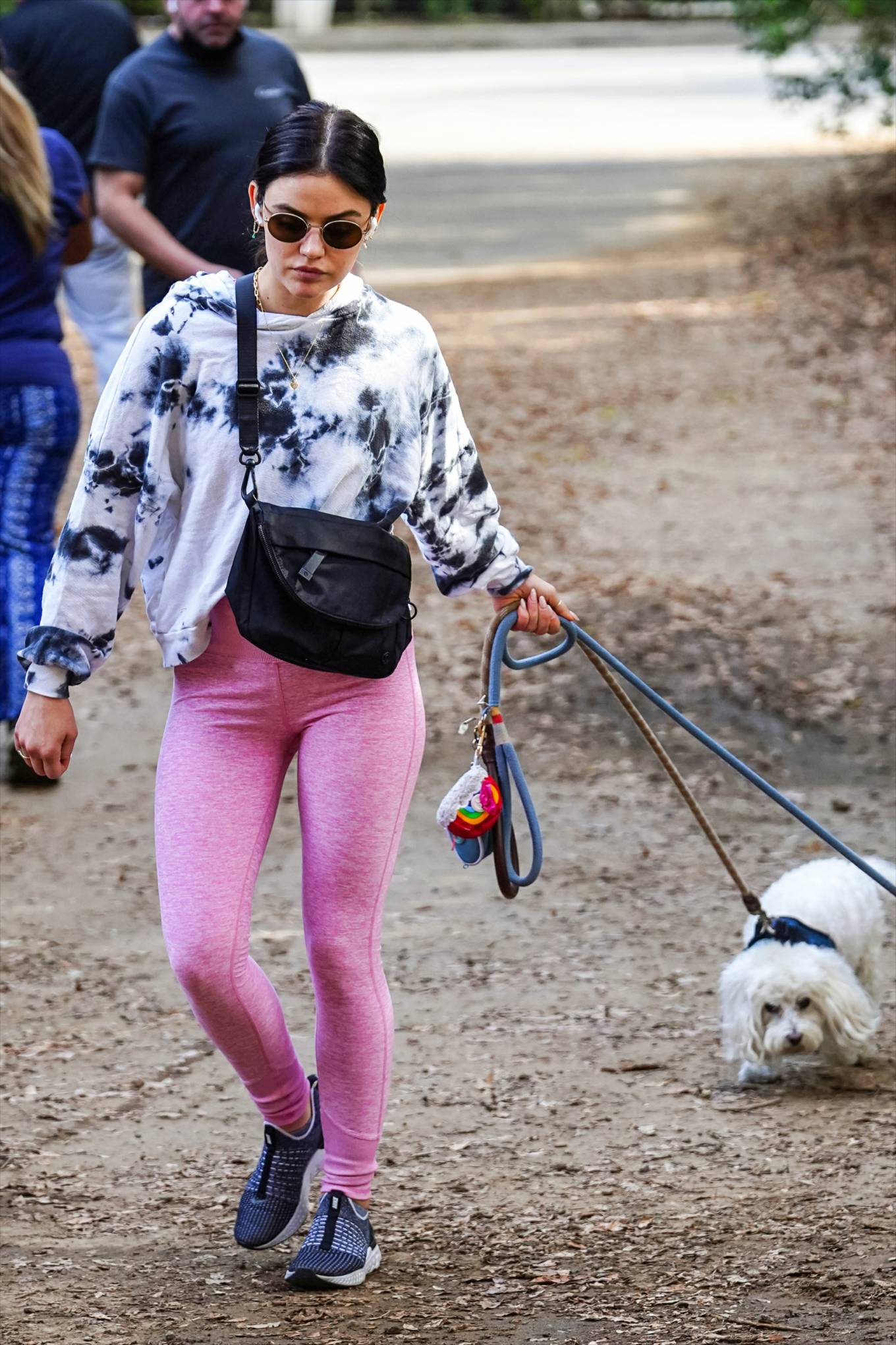 Lucy Hale 2022 : Lucy Hale – Steps out for a dogs walk in Studio City-05