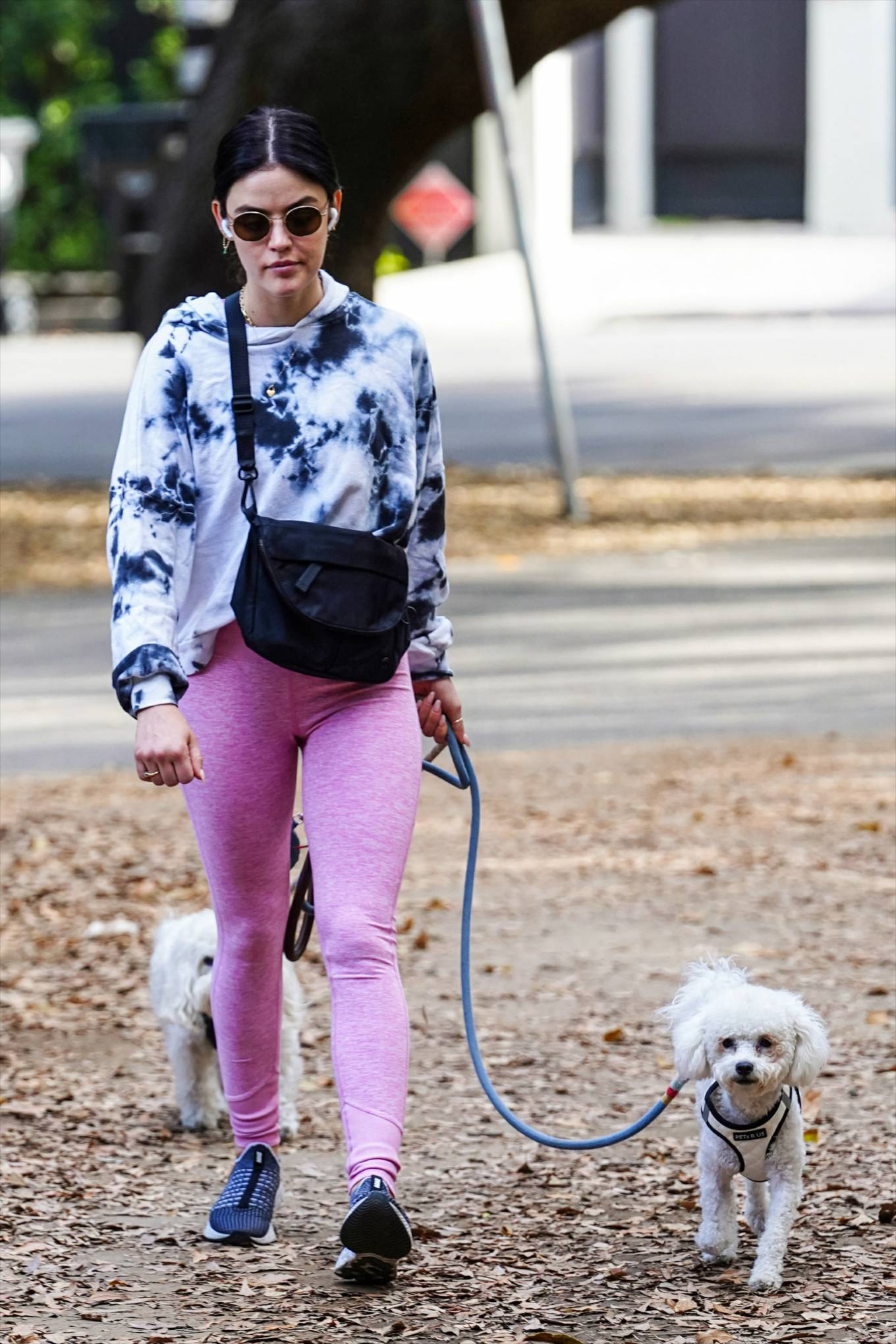 Lucy Hale 2022 : Lucy Hale – Steps out for a dogs walk in Studio City-08