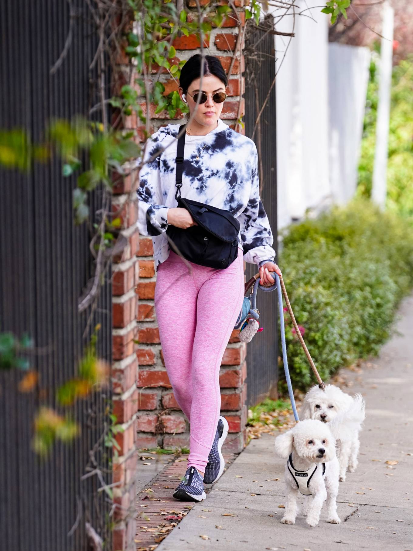 Lucy Hale 2022 : Lucy Hale – Steps out for a dogs walk in Studio City-17