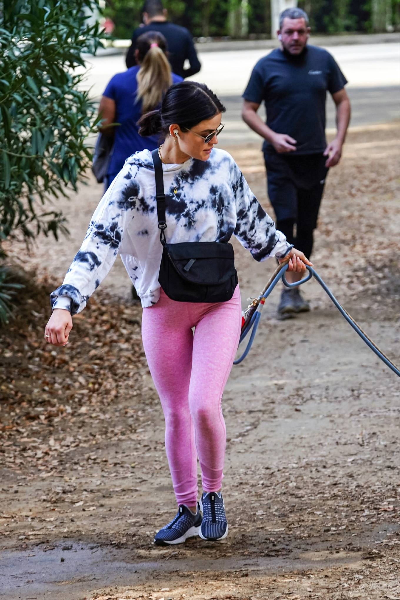 Lucy Hale 2022 : Lucy Hale – Steps out for a dogs walk in Studio City-19