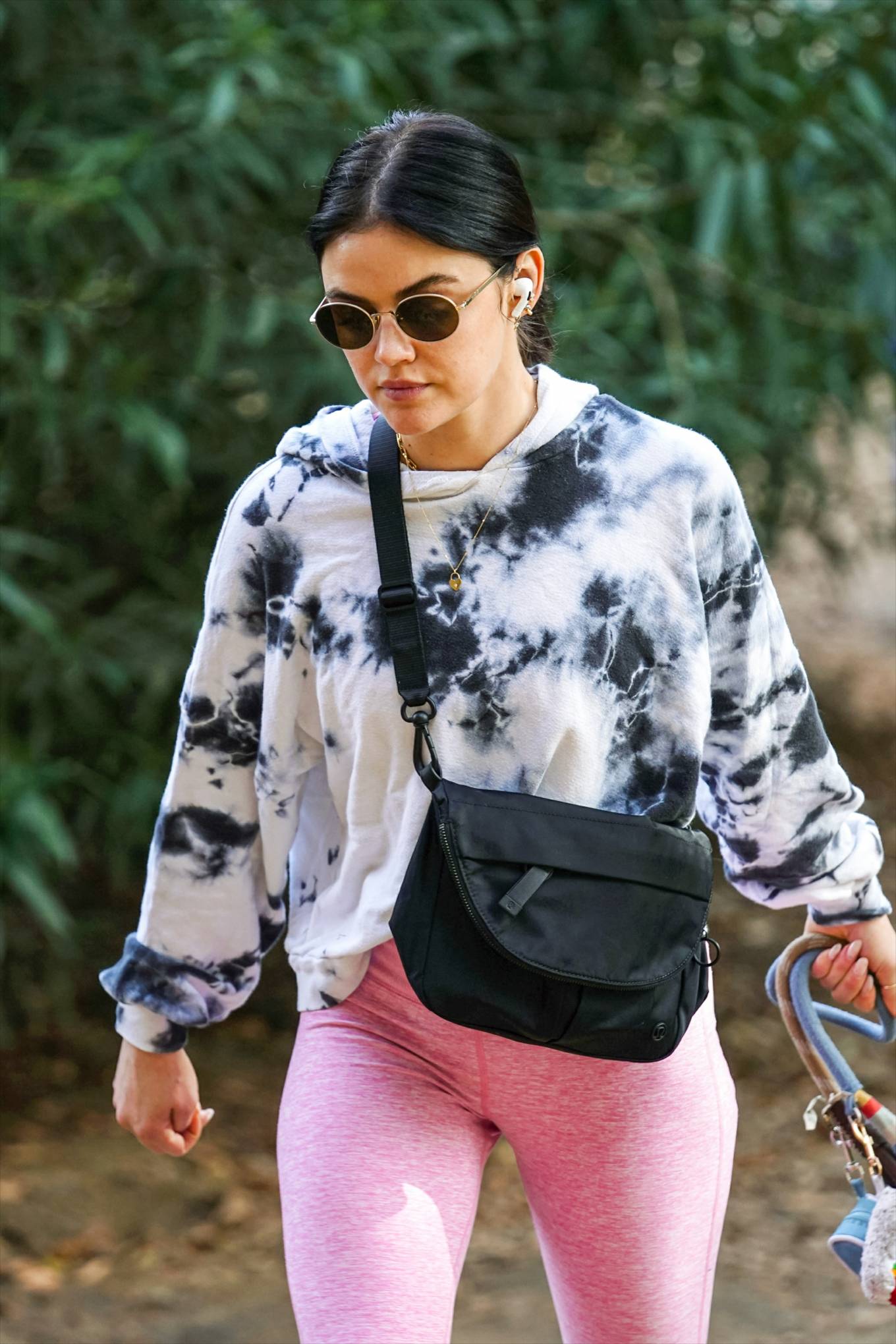 Lucy Hale 2022 : Lucy Hale – Steps out for a dogs walk in Studio City-20
