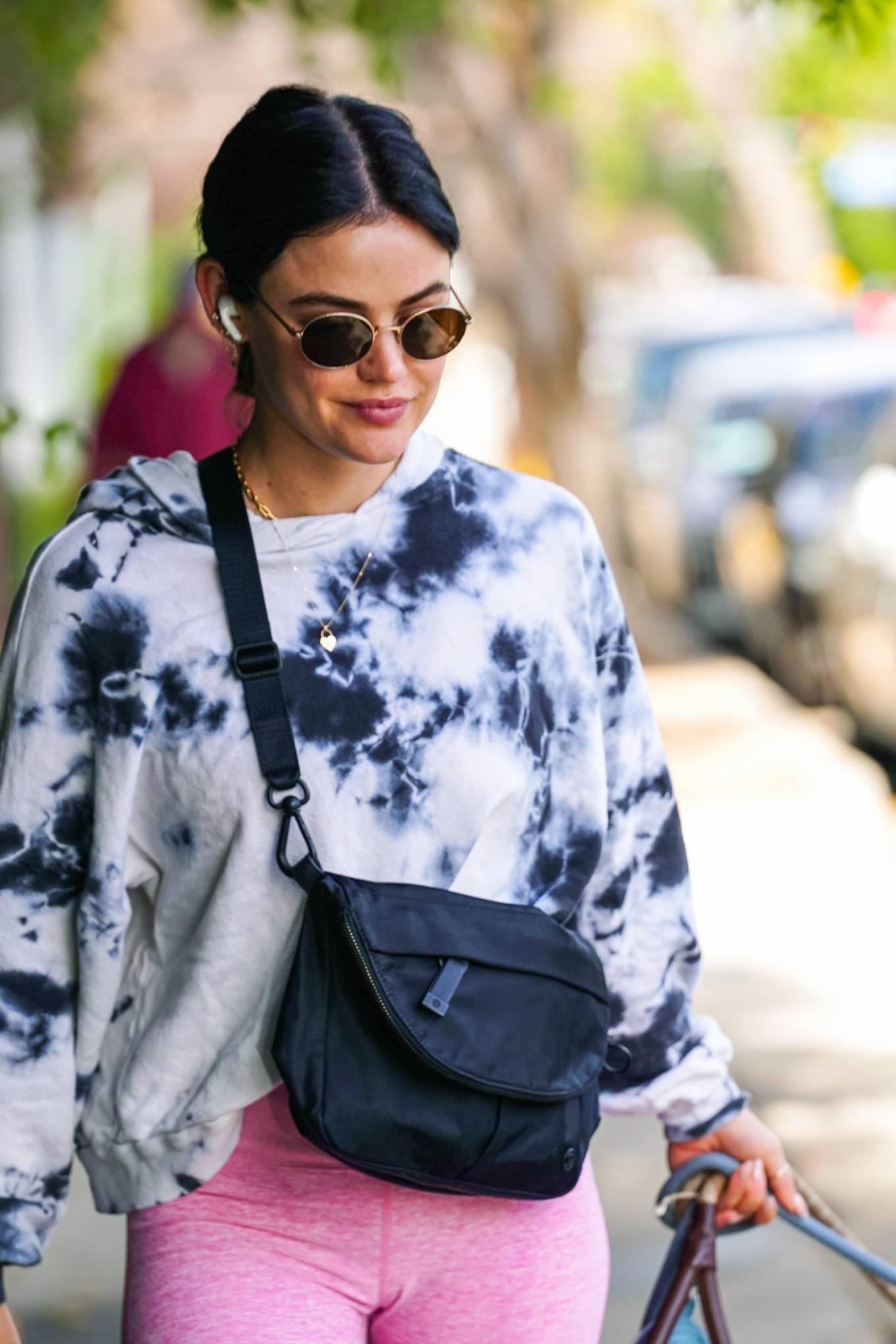 Lucy Hale 2022 : Lucy Hale – Steps out for a dogs walk in Studio City-25