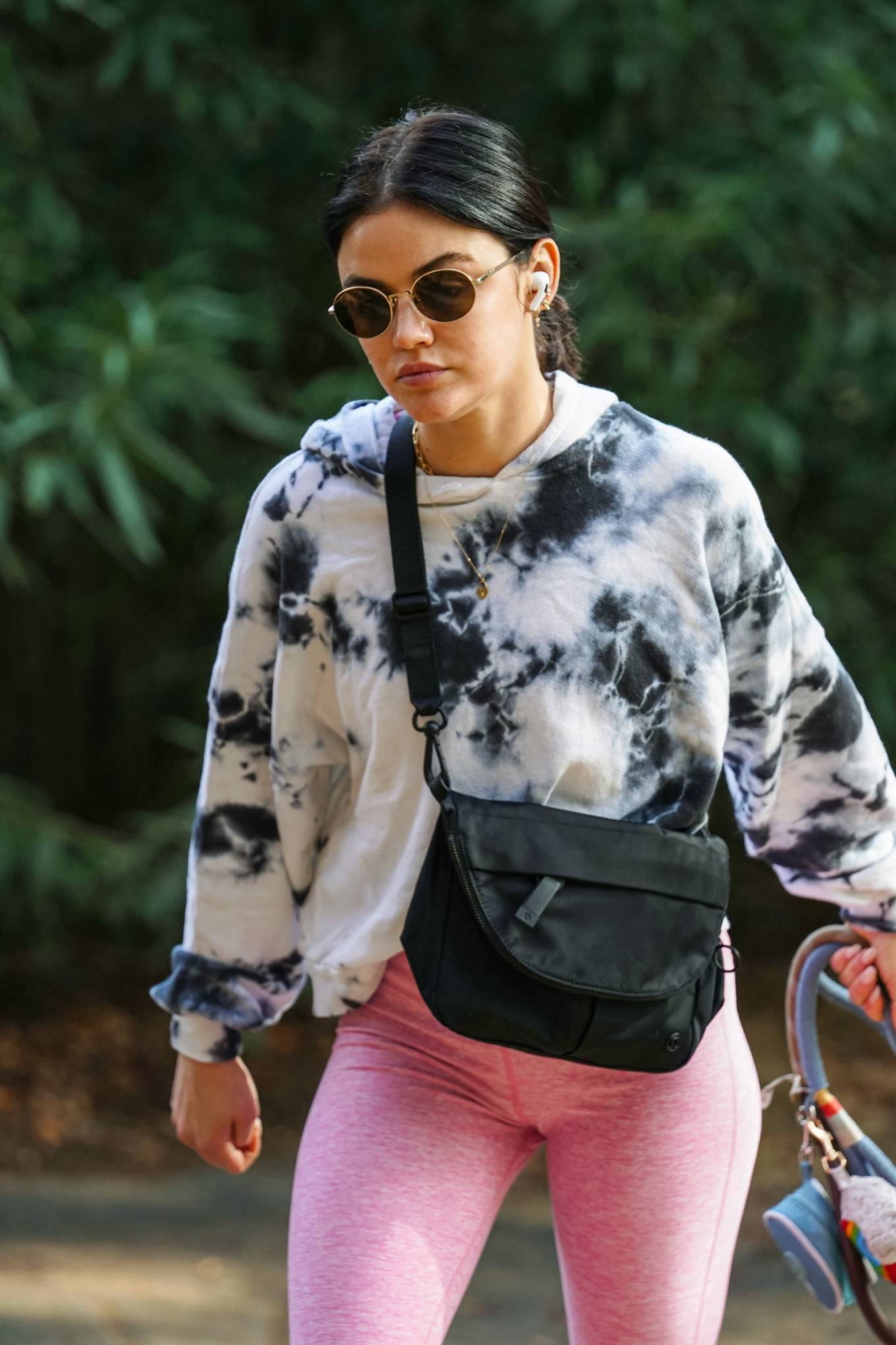 Lucy Hale 2022 : Lucy Hale – Steps out for a dogs walk in Studio City-26