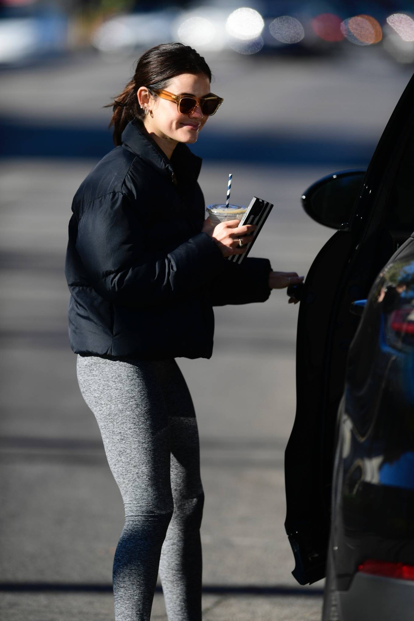 Lucy Hale 2022 : Lucy Hale – Steps out for workout in Los Angeles-03