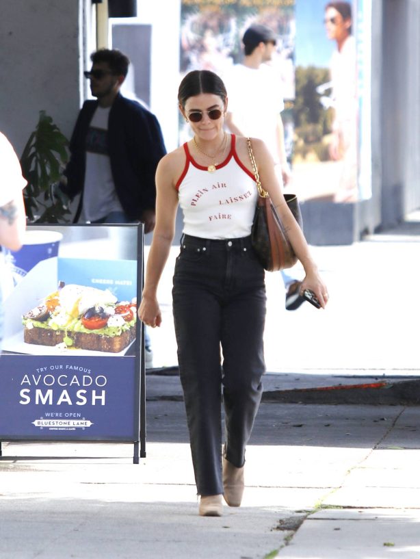 Lucy Hale - Steps out in Los Angeles
