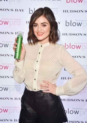 Lucy Hale - The Blowpro Launch at Hudson's Bay in Toronto