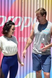 Lucy Hale - Trains for the Propel Co Labs Fitness Festival in West Hollywood