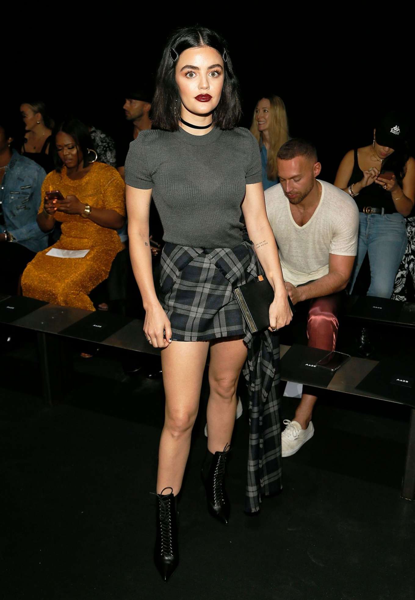 Lucy Hale - Vera Wang front row during New York Fashion Week 2019