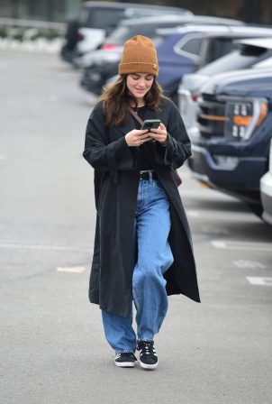Lucy Hale - Was seen running errands in Los Angeles