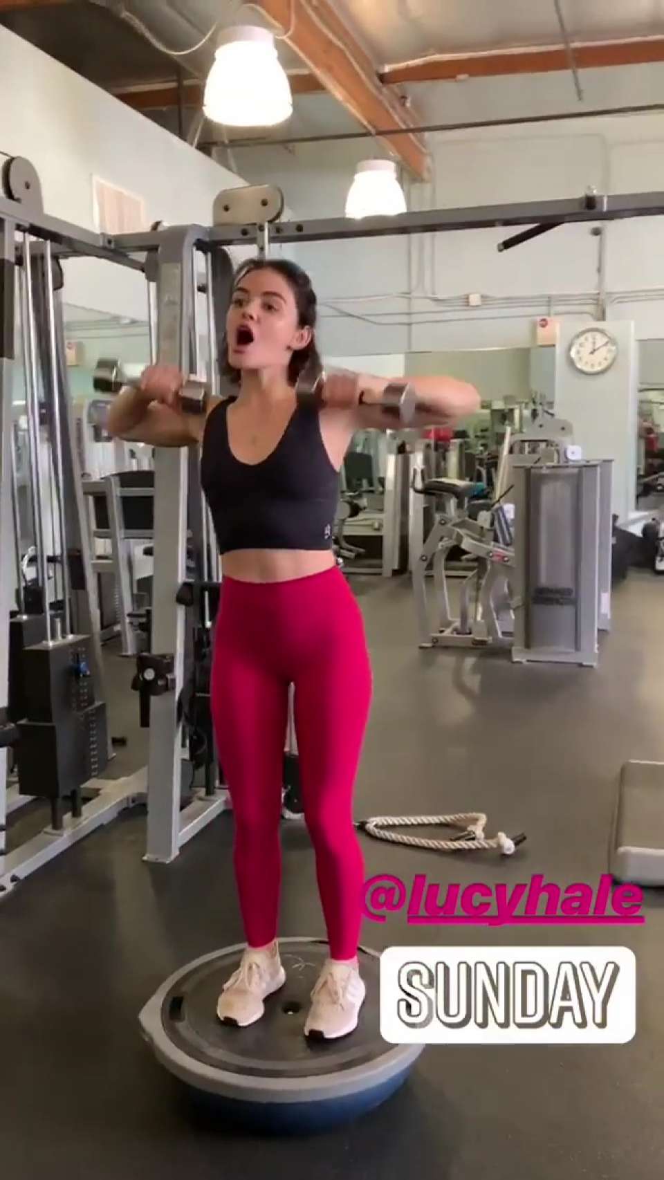 Lucy Hale Workout â€“ Personal Pics