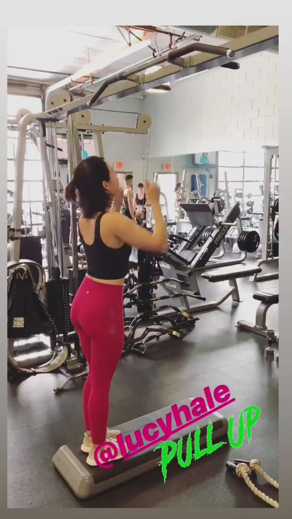Lucy Hale Workout â€“ Personal Pics