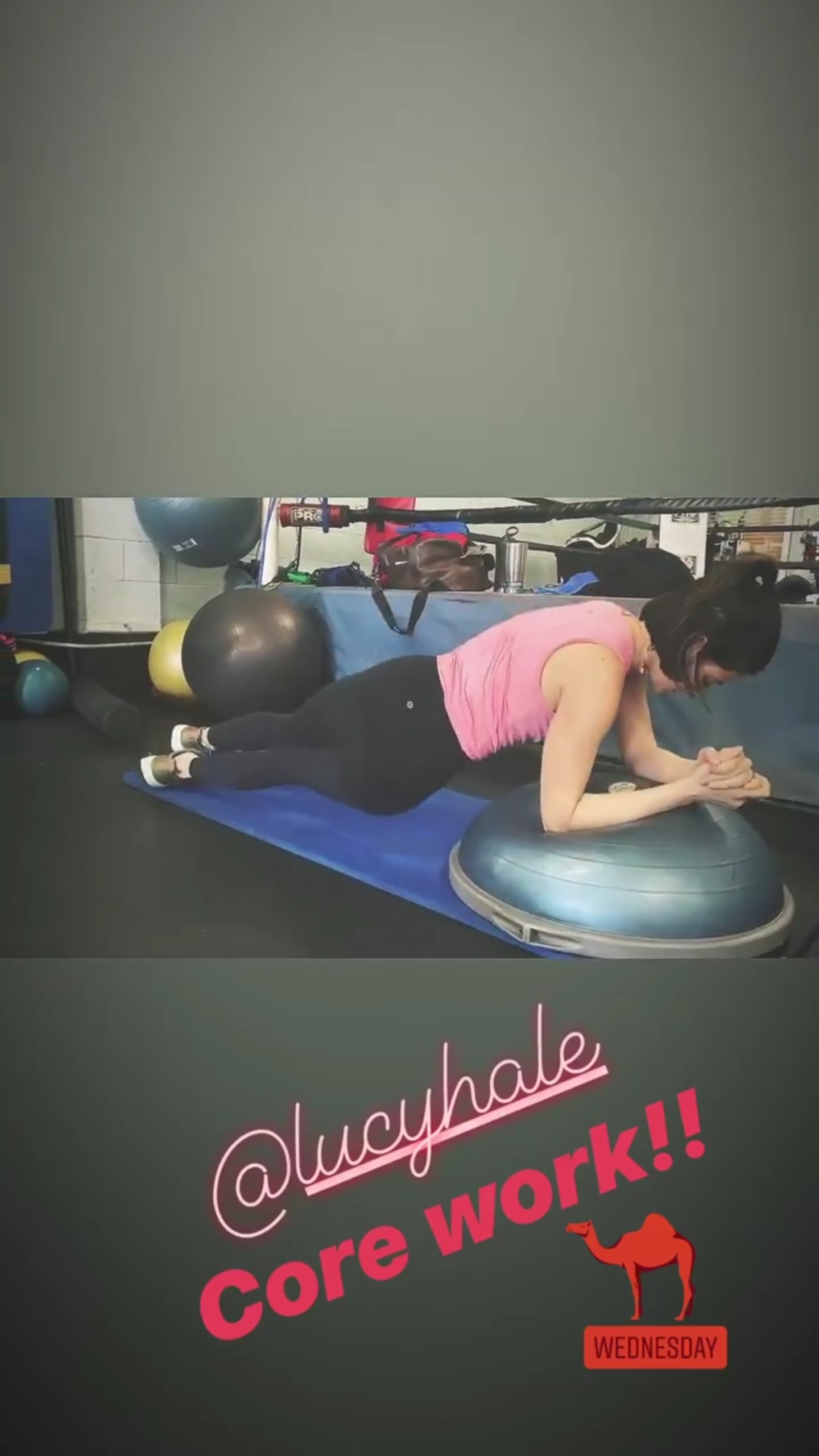 Lucy Hale â€“ Workout video