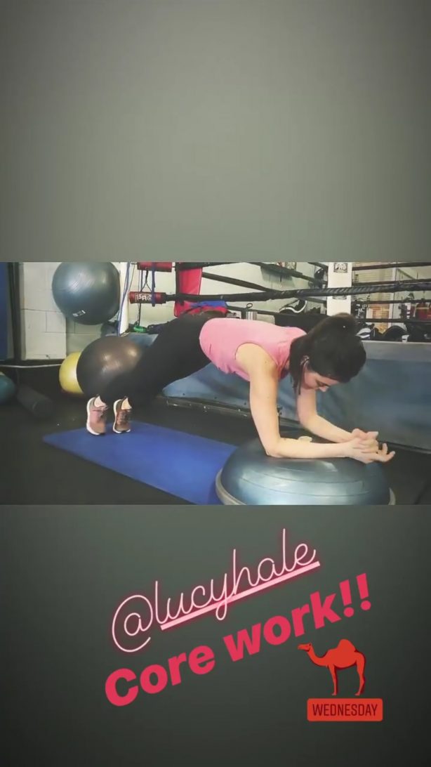 Lucy Hale - Workout video